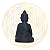 Estátua Buda Zen com Tigela - Chumbo - Imagem 4