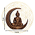 Escultura Buda da Lua Zen - Cobre - Imagem 3