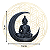 Escultura Buda da Lua Zen - Chumbo - Imagem 3