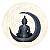 Escultura Buda da Lua Zen - Chumbo - Imagem 4