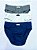 Kit c/3 Cuecas Slip Algodão Adulto Rouper sem cós - Imagem 1