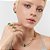 Brinco Ear Cuff palitos Cravejado e Cristal Esmeralda - Imagem 2