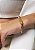 Bracelete com pingente e letra - Imagem 1