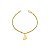 Pulseira cordão baiano com pingente letra personalizada - Imagem 2