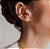 Piercing fake X liso  M - Imagem 1