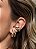 Piercing Fake Detalhe Bolinhas Banho de Ouro - Imagem 1