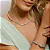 Colar Choker Riviera 3 pontas 4mm ródio - Imagem 1