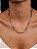 Colar Choker Riviera color 3 pontas 4mm ródio - Imagem 2