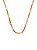 Colar Choker Riviera color 3 garras 3mm dourado - Imagem 1