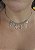 Choker Aro com Pingentes  Trevo Patuá Sorte Fé - Imagem 6