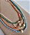 Colar Choker cristal com pérola natural - Imagem 2