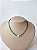Choker cristal translúcida pérola natural - Imagem 7