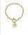 Pulseira Personalizada Medalha com Inicial - Imagem 2