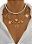 Colar Pingentes Diversos Boho Chic Dourado - Imagem 2