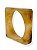 Bracelete Resina Marmorizado Bege Quadrado - Imagem 3