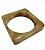 Bracelete Resina Marmorizado Bege Quadrado - Imagem 6
