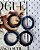 Kit com 4 Pulseiras Resina Boho Preto - Imagem 2