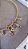 Choker Aro Mini Bolinhas com Pingentes Casal Fecho Clic - Imagem 1