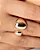 Anel de Regular Dourado Folheado a Ouro ou rodio - Imagem 4