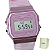 Relógio Casio Digital Feminino Rosa Transparente F-91WS-4DF - Imagem 1