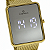 Relógio Champion Feminino Digital Led Dourado Espelhado CH40080B - Imagem 1