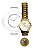 Relógio Champion Feminino Analógico Dourado Elegance CN24057W - Imagem 4