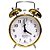 Relógio Despertador Mecânico Herweg Retrô Metal Dourado 2370 - Imagem 3