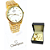 Relógio Champion Feminino Analógico Dourado Elegance CN25841W - Imagem 1