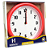 Relógio de Parede Herweg Quartz Redondo Vermelho Pantone 711 6102 - 269 - Imagem 1
