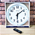 Relógio de Parede Herweg Quartz Branco Fosco 40 CM 6129 - 132 - Imagem 5