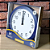 Relógio de Parede Herweg Quartz Analógico Azul Escuro 660043 - 011 - Imagem 2