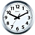 Relógio de Parede Herweg Quartz Redondo 30 CM Alumínio 6711 - 079 - Imagem 2