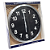 Relógio de Parede Herweg Quartz Alumínio/Fundo Preto 6731 - 079 - Imagem 1