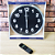 Relógio de Parede Herweg Quartz Alumínio/Fundo Preto 6731 - 079 - Imagem 5
