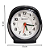 Relógio Despertador Herweg Quartz Analógico Preto 2634 - 034 - Imagem 5