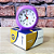 Relógio Despertador Herweg Quartz Analógico Violeta 2634 - 282 - Imagem 2
