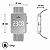Relógio Champion Feminino Digital Led Branco Prateado CH40080S - Imagem 5