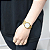 Relógio Mondaine Feminino Dourado Kit Com Semijoia 99919LPMKDE1K1 - Imagem 6