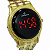 Relógio Champion Feminino Digital Led Dourado CH40204H - Imagem 1