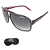 Óculos de Sol Carrera Preto Vermelho UV Protection Grand Prix 2/S T4O 649O S - Imagem 1