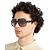 Óculos de Sol Carrera Masculino Preto UV Protect 1014/S 807 65HA S - Imagem 8