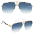 Óculos de Sol Carrera Masculino UV Protect Azul 1054/S J5G 6308 S - Imagem 4