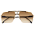 Óculos de Sol Carrera Masculino UV Protection Degradê 1054/S 2M2 6386 S - Imagem 3