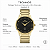 Relógio Technos Masculino Analógico Slim Safira Dourado GL22AA/1P - Imagem 5