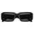 Óculos de Sol Arnette Masculino preto The Kidd AN4318 12148753 - Imagem 3