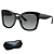 Óculos de Sol Vogue Feminino Preto Gradiente VO5338S W44/1154 - Imagem 1