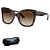 Óculos de Sol Vogue Feminino Havana Escuro VO5338S W656T554 - Imagem 1
