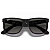 Óculos De Sol Ray Ban Justin Classic Preto Fosco RB4165L Tamanho 57 - Imagem 6