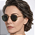 Óculos De Sol Ray Ban Round Flat Lenses RB3447N Tamanho 53 - Imagem 3