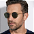 Óculos De Sol Ray Ban Round Flat Lenses RB3447N Tamanho 53 - Imagem 2
